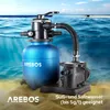 Sistema di filtraggio a sabbia AREBOS 350W 9500L/h Valvola Anteprima dell’immagine prodotto 10