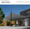 Voile d'ombrage carrée, gris - 5,4 x 5,4 m Voir les images du produit 4