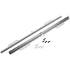Two metallic mounting rails and some screws are shown on a white background. Produktbild-Vorschau