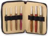A set of crochet hooks in a case. Produktbild-Vorschau