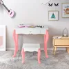 A child's vanity desk and stool set in a room. Produktbild-Vorschau