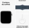 Apple Watch Series 9 GPS 45 mm silbernes Aluminium- und Produktbild-Vorschau 6