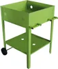 Table de rempotage métal "Laurier" - 55 x 55 x 80 cm - Vert Voir les images du produit 1