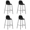 5-tlg. Bar-Set Stoff Schwarz , Esszimmer Design 2024 Produktbild-Vorschau 2