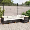 vidaXL Ensemble de salon de jardin 5 pièces avec coussins Voir les images du produit 2