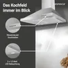 Respekta Kaminhaube Medea, Edelstahl, 60 cm Produktbild-Vorschau 3