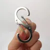 S-Karabiner 32mm klein Edelstahl schwarz Schlüsselanhänger Produktbild-Vorschau 2