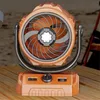 Ventilateur de camping avec éclairage LED, vent puissant, Voir les images du produit 7