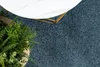 Teppich rund INDUS dunkelblau 75 eben, Melange Blau rund Produktbild-Vorschau 4