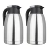 2er Set Thermoskanne Kaffeekanne Edelstahl 2 Liter Produktbild-Vorschau 1