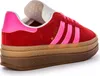 Adidas Gazelle Bold Damen Wildleder Sneaker in Rot Rosa – 6 Produktbild-Vorschau 3