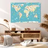Bild auf Leinwand - Leinwandbild - Geographie Globus Grafik Produktbild-Vorschau 7