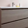90cm Holzoptik-Badezimmermöbelset zur Wandmontage | Berlin Produktbild-Vorschau 5