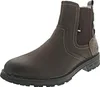 A single brown boot on a white background. Voir les images du produit