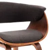 vidaXL Chaises de salle à manger 6 pcs. Gris Bois courbé et Voir les images du produit 5