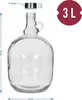 4 x Gärballon 3 L – Glasballon mit Gärröhrchen & Produktbild-Vorschau 3