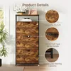 Schoenenkast BEALIFE, 60x30x130 cm, met 3 draaideuren en Productafbeelding-voorbeeld 4