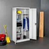 Vestiaire métallique comprenant 6 casiers et 1 penderie Voir les images du produit 9