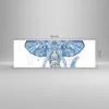 Bilder auf glas - Elefant Muster Tierwelt Afrika - 90x30cm Produktbild-Vorschau 3