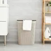 Rotho 3er-Set Wäschesammler 50 L Brisen - Wäschekorb 43,1 x Produktbild-Vorschau 3