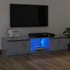 vidaXL TV-Schrank mit LED-Leuchten Betongrau 120x30x35,5 cm Produktbild-Vorschau 2
