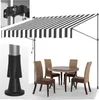 Markiza zaciskowa Jayseuw 250 x 120 cm – markiza balkonowa Podgląd zdjęcia produktu 10