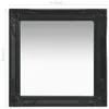 vidaXL Lustro ścienne w stylu barokowym 60x60 cm czarne Podgląd zdjęcia produktu 10