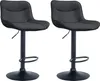 2x Barkruk Vonore - Kunstleer, chroom frame - Crème kleur Productafbeelding-voorbeeld 11