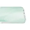 A close-up view of a transparent phone case with a green wavy pattern. Anteprima dell’immagine prodotto