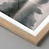 Gerahmtes Poster - Rahmen in heller Eiche - Reflexion Nebel Produktbild-Vorschau 2