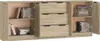 vidaXL Credenza 3 pezzi Sonoma in legno effetto rovere Anteprima dell’immagine prodotto 5