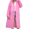 Regenponcho Mit Kapuze Oversize Rosa Wasserdicht Leicht Produktbild-Vorschau 1