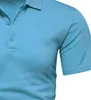 Recea Herren-T-Shirt mit Kragen Kulgha hellblau L Produktbild-Vorschau 3