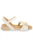 Think KOAK Damen Sandalette - Riemchen Sandalen weiß NEU Produktbild-Vorschau 2
