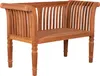 Gartenbank Newport Teak 130 cm 2-Sitzer Massivholz Produktbild-Vorschau 1