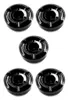 5er Set Aschenbecher schwarz Melamin Sturmaschenbecher Produktbild-Vorschau 1