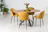Tavolo ovale 150×100 cm con struttura in metallo incrociato Anteprima dell’immagine prodotto 2