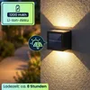 4er Set LED Solar Wandleuchte für Aussen: Produktbild-Vorschau 3