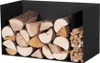 Rangement bois BE à deux compartiments en acier noir Voir les images du produit 11