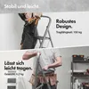 VonHaus 3-Stufige Trittleiter aus Stahl, Belastbar bis Produktbild-Vorschau 5