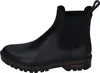 A black chelsea boot is shown against a white background. Produktbild-Vorschau