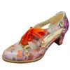Laura Vita Damen Pumps Cut-Outs Schnürung Elcodieo 0422, Produktbild-Vorschau 7