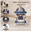 Hochstuhl Baby 2 in 1 mit Rollen, Höhenverstellbar Produktbild-Vorschau 6