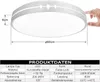 JOIEYOU Plafonnier LED Plat 60W Dimmable IP44 Etanche Voir les images du produit 2
