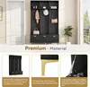 MODFU Garderoben-Set 120×40×191cm Kleiderschrank mit Bank,6 Produktbild-Vorschau 3