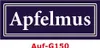 2 Stück Gewürzaufkleber Apfelmus 40x16mm Gewürzetiketten Produktbild-Vorschau 1