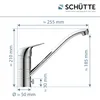 SCHÜTTE LUCA Vorfenster Küchenarmatur, Wasserhahn Küche Produktbild-Vorschau 3
