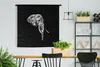 MuchoWow® Wandteppich Wandbehang Elefant - Zähne - Schwarz Produktbild-Vorschau 2