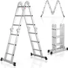 Aluminiowa drabina wielofunkcyjna 21034, z 4 składanymi Podgląd zdjęcia produktu 1