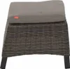Siena Garden Corido Hocker Aluminium/Geflecht Anthrazit Produktbild-Vorschau 3